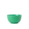 Lyngby Porcelain RHOMBE COLOR Miska 11 cm Zielona